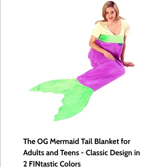 MERMAID BLANKET TAIL - Picture 1 of 3